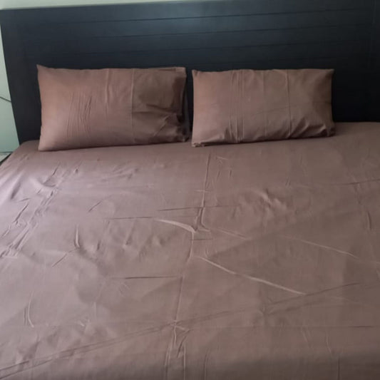 Sandy Serenity – Soft Cotton Bedsheet