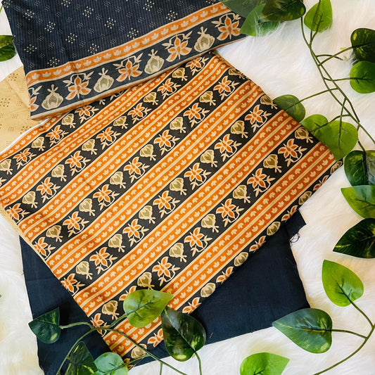 Peach & Black Grace – Soft Hue, Bold You
