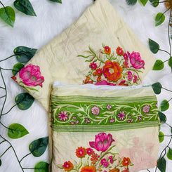 Floral Glow – Multi-Color Magic on White
