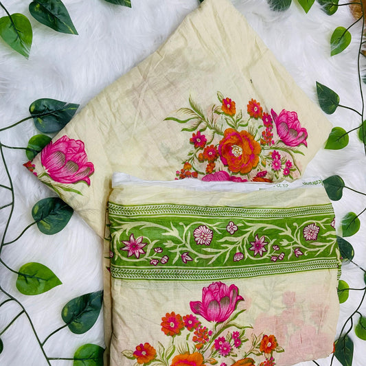 Floral Glow – Multi-Color Magic on White