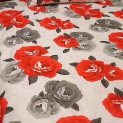 Floral Glow single  bed sheet