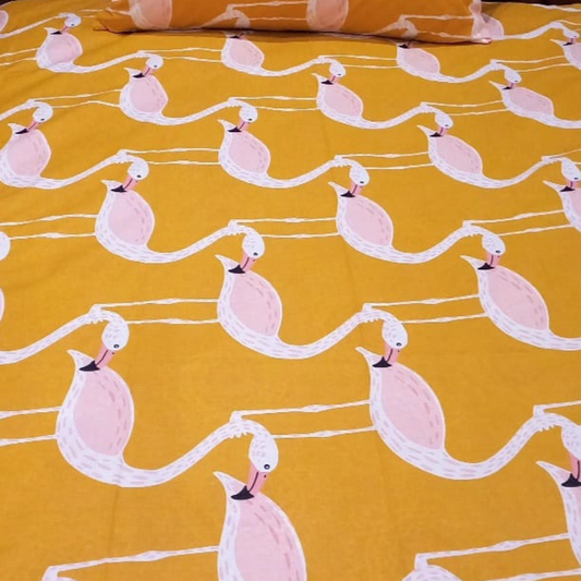 Happy Hue Single  luxury bed sheet