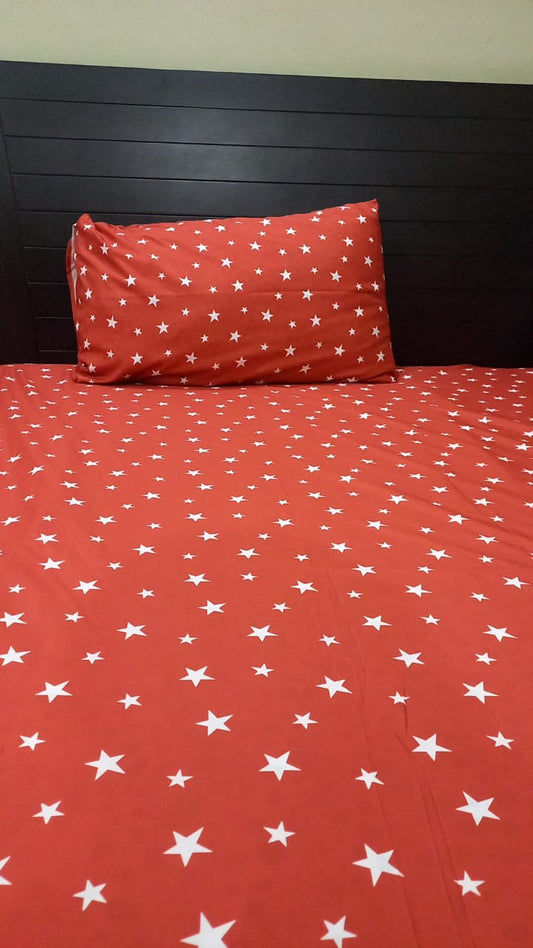 Red Royale Single Bed Sheet