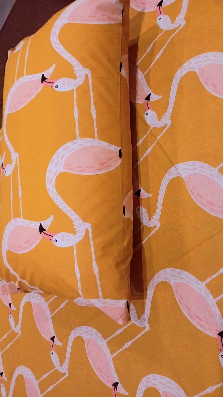 Happy Hue Single  luxury bed sheet
